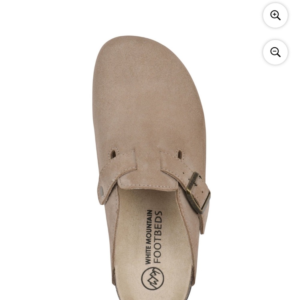 Suede Clog 7 - White Mountain Footbeds - New - Picture 4 of 8